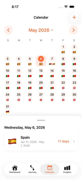 Nomad Days Calendar